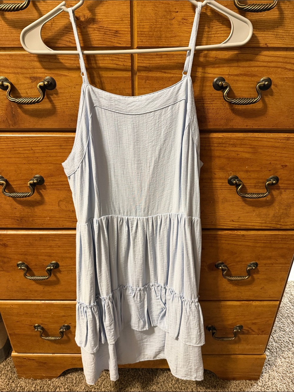 Altar'd State Light Blue Midi Sundress